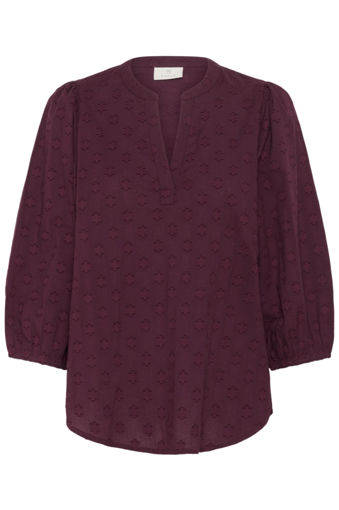 KAENYA BLOUSE 10510755 191528 WINDSOR WINE